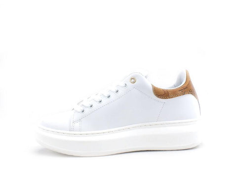 ALVIERO MARTINI 1A CLASSSE Sneaker Platform Pelle Geo White Z0097-578A - Sandrini Calzature e Abbigliamento