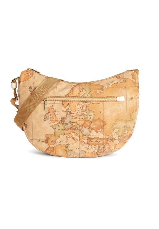 ALVIERO MARTINI1° CLASSE Tracolla Large Shoulder Bag White Cotton GU68-S578 - Sandrini Calzature e Abbigliamento