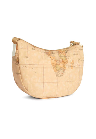 ALVIERO MARTINI1° CLASSE Tracolla Large Shoulder Bag White Cotton GU68-S578 - Sandrini Calzature e Abbigliamento