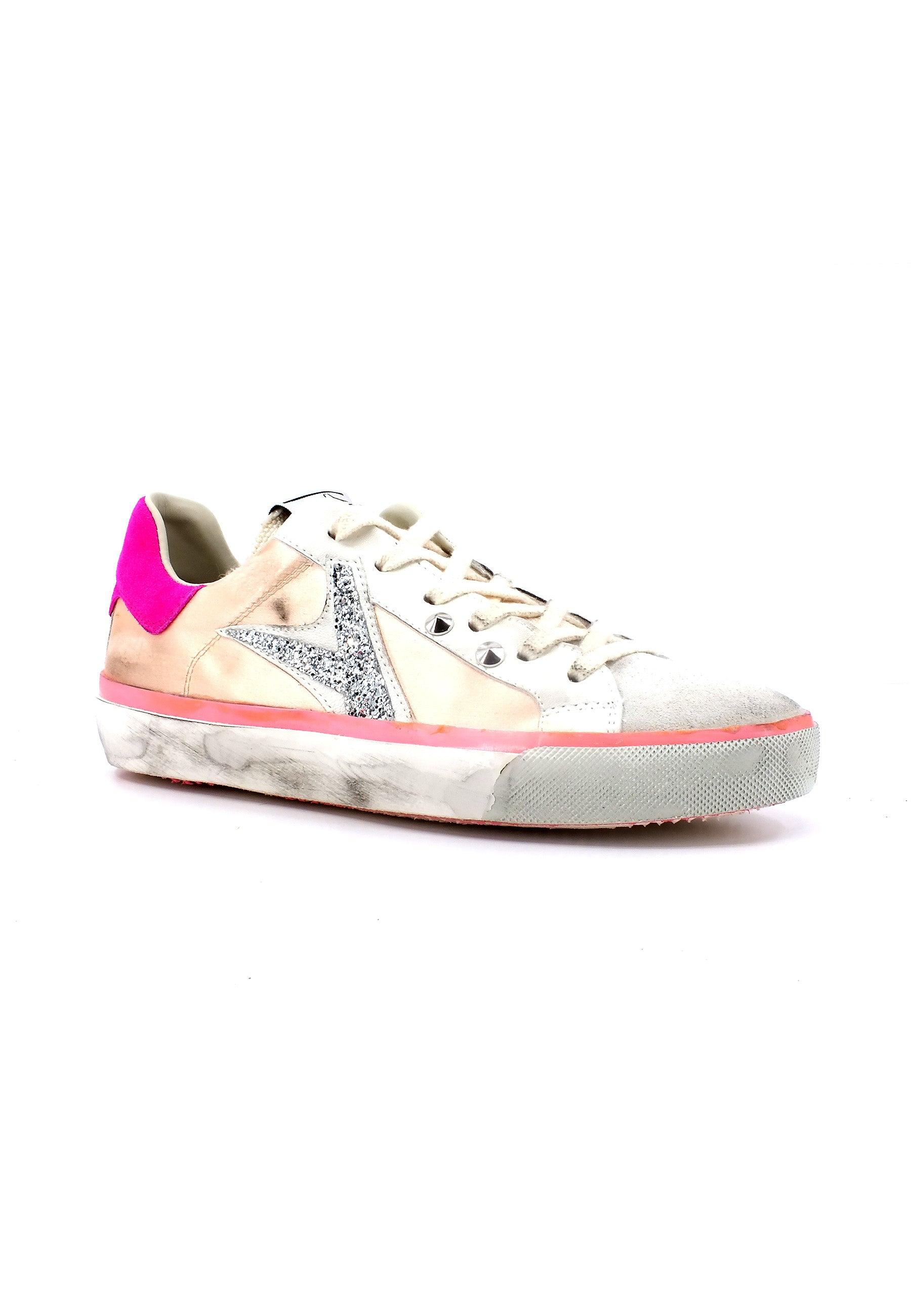 ARCHIVIO 22 Sneaker Donna White Antique Rose STUD786 - Sandrini Calzature e Abbigliamento