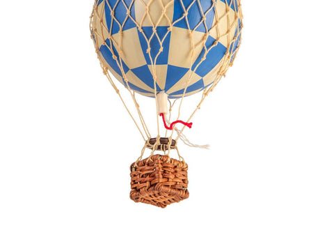 AUTHENTIC MODELS Mongolfiera 13 Cm. Accessori Casa Scacchi Check Blue AP160CB - Sandrini Calzature e Abbigliamento