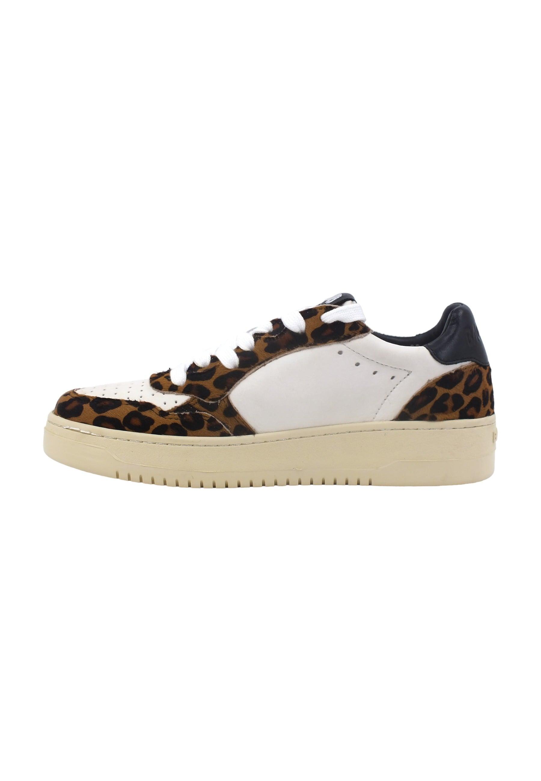BACK70 Slam Sneaker Donna Leopard Camel 108001 - Sandrini Calzature e Abbigliamento