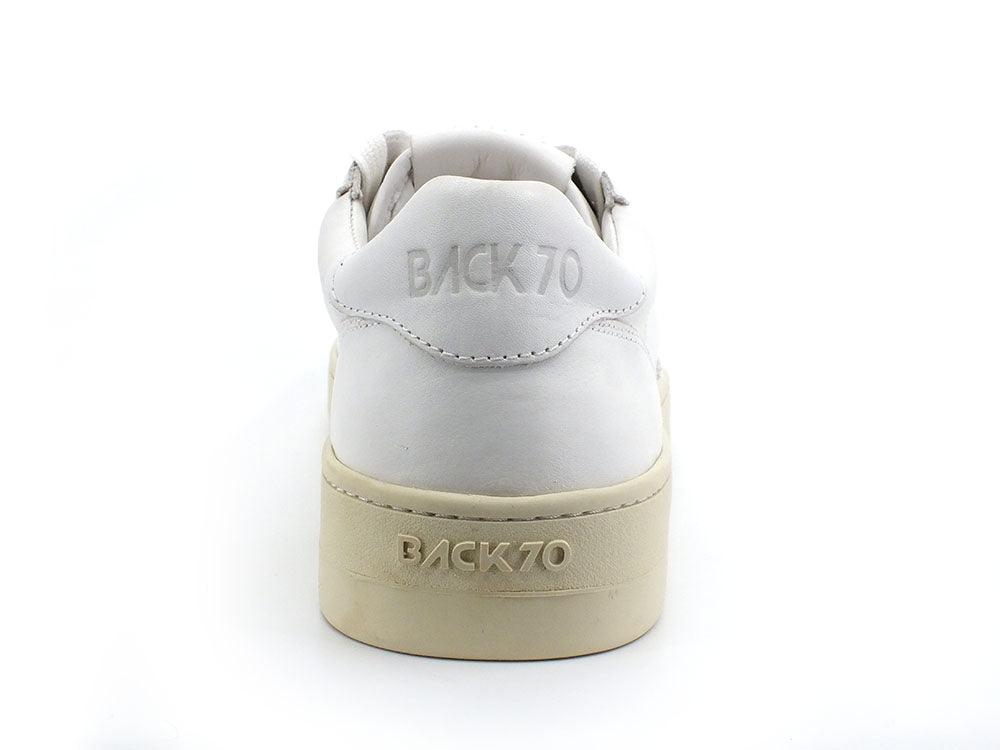 BACK70 Sneaker Slam 1A Pelle Bianco Milk 108002 - Sandrini Calzature e Abbigliamento