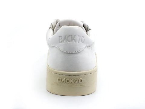 BACK70 Sneaker Slam 1A Pelle Bianco Milk 108002 - Sandrini Calzature e Abbigliamento
