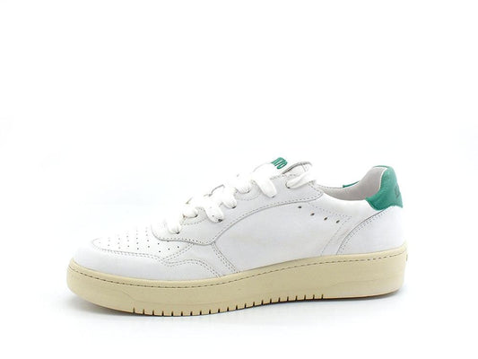 BACK70 Sneaker Slam 7D Cow Pelle Milk Green 108002 - Sandrini Calzature e Abbigliamento