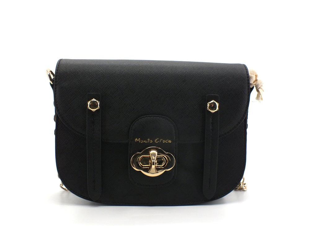 BAGGHY Borsa Poppy Medium Nero B241EU - Sandrini Calzature e Abbigliamento