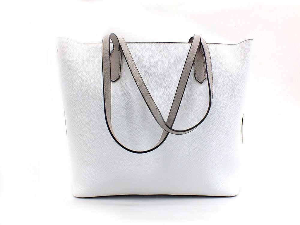 BAGGHY Borsa Shoppping Logo Multicolor Bianco GQ7410 - Sandrini Calzature e Abbigliamento