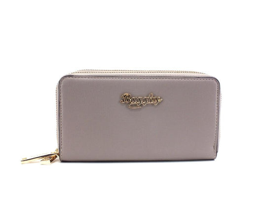 BAGGHY Portafoglio Double Zip Logo Grey Pietra GD6350 - Sandrini Calzature e Abbigliamento
