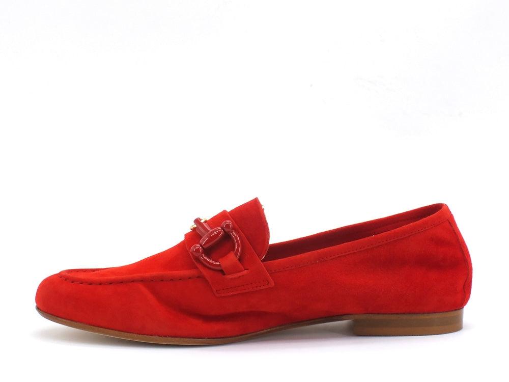 BELLE VIE Mocassino Rosso VIA COSTA - Sandrini Calzature e Abbigliamento