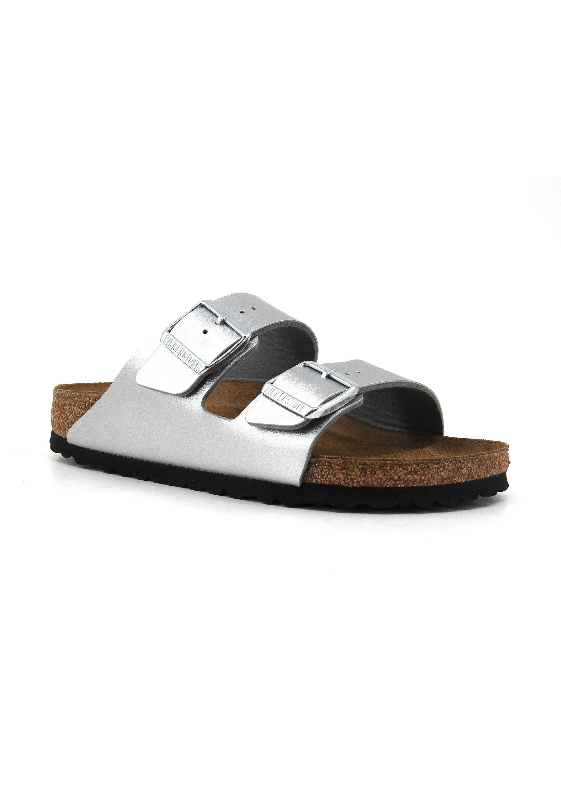 BIRKENSTOCK Arizona Ciabatta Donna Silver 1012283 - Sandrini Calzature e Abbigliamento