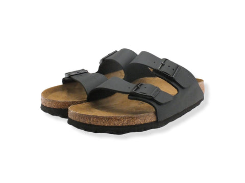 BIRKENSTOCK Arizona Ciabatta Due Fibbie Donna Black 0051793 - Sandrini Calzature e Abbigliamento