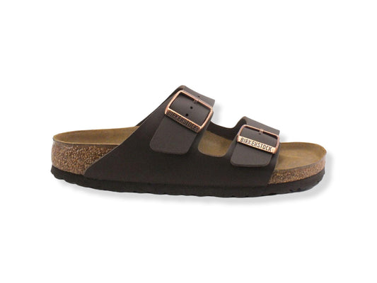 BIRKENSTOCK Arizona Ciabatta Due Fibbie Donna Bronze Dark Brown 0051703 - Sandrini Calzature e Abbigliamento