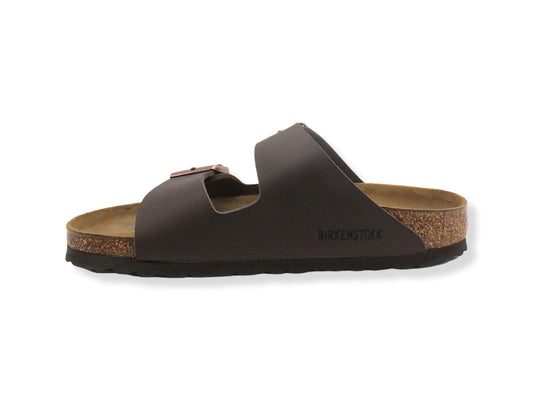 BIRKENSTOCK Arizona Ciabatta Due Fibbie Donna Bronze Dark Brown 0051703 - Sandrini Calzature e Abbigliamento