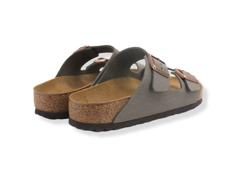 BIRKENSTOCK Arizona Ciabatta Fibbie Uomo Grigio Stone 0151211 - Sandrini Calzature e Abbigliamento