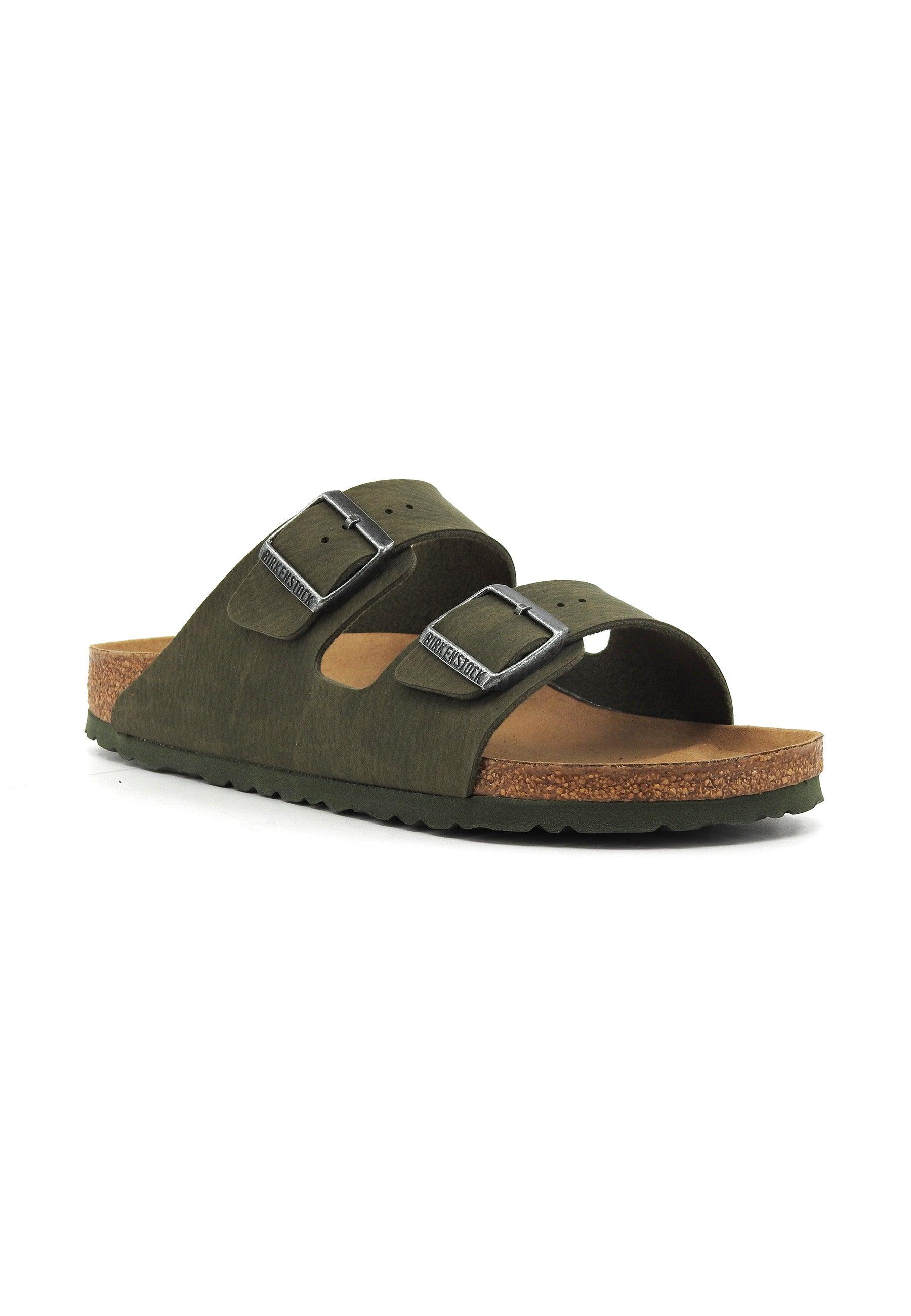 BIRKENSTOCK Arizona Ciabatta Uomo Desert Dust Verde 1024544 - Sandrini Calzature e Abbigliamento