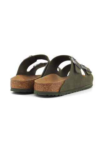 BIRKENSTOCK Arizona Ciabatta Uomo Desert Dust Verde 1024544 - Sandrini Calzature e Abbigliamento