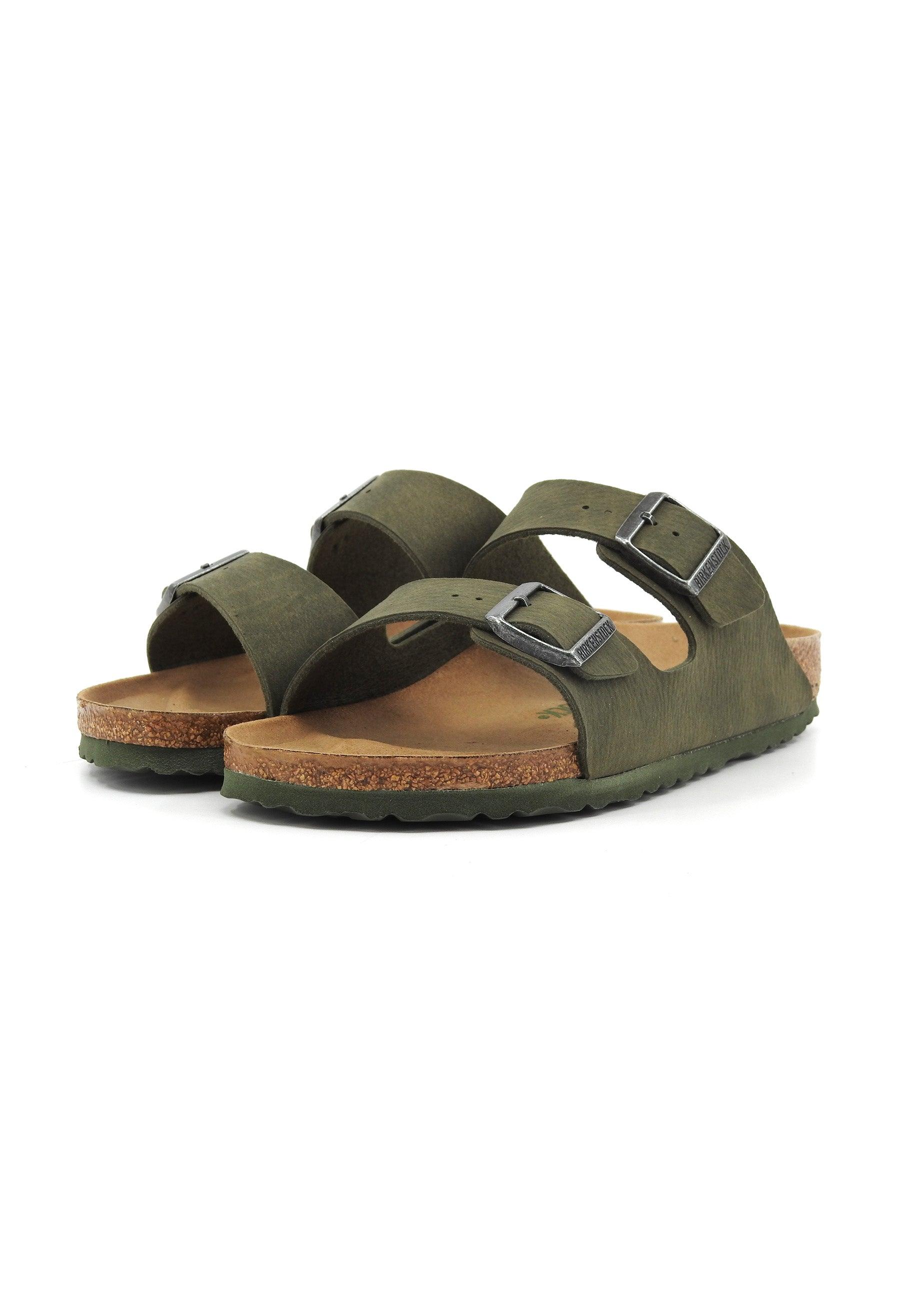 BIRKENSTOCK Arizona Ciabatta Uomo Desert Dust Verde 1024544 - Sandrini Calzature e Abbigliamento