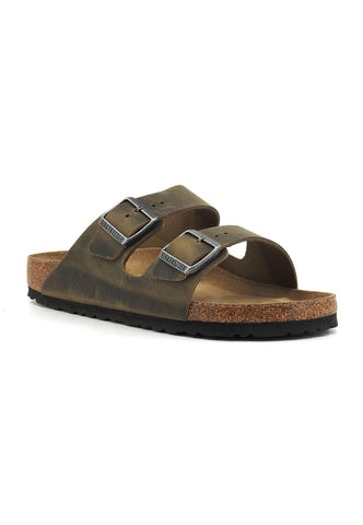 BIRKENSTOCK Arizona Ciabatta Uomo Faded Khaki Verde 1019377 - Sandrini Calzature e Abbigliamento