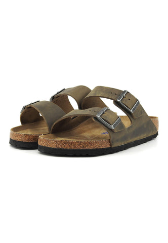 BIRKENSTOCK Arizona Ciabatta Uomo Faded Khaki Verde 1019377 - Sandrini Calzature e Abbigliamento