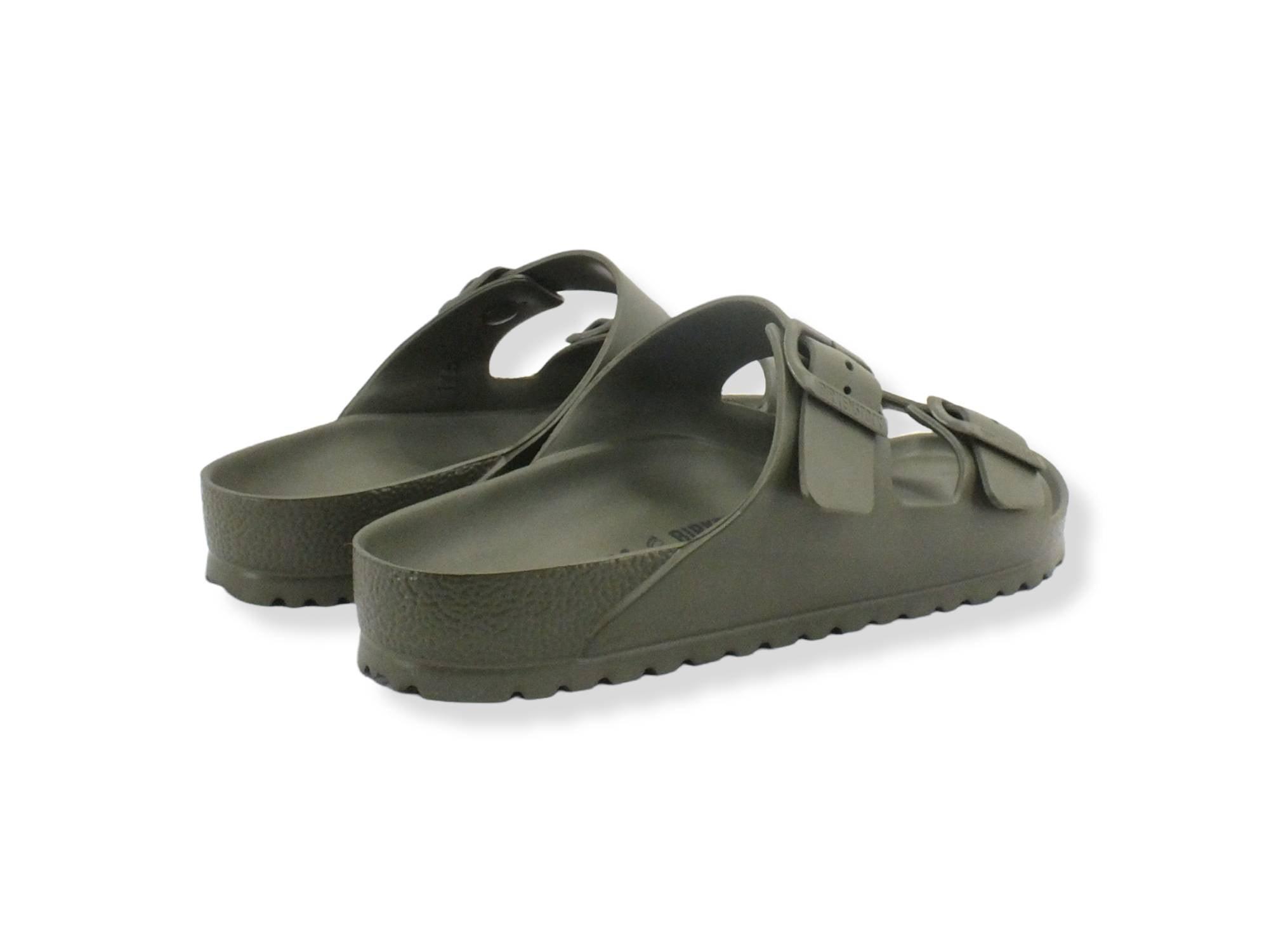BIRKENSTOCK Arizona Eva Ciabatta Fibbie Donna Verde Khaki 1019094 - Sandrini Calzature e Abbigliamento
