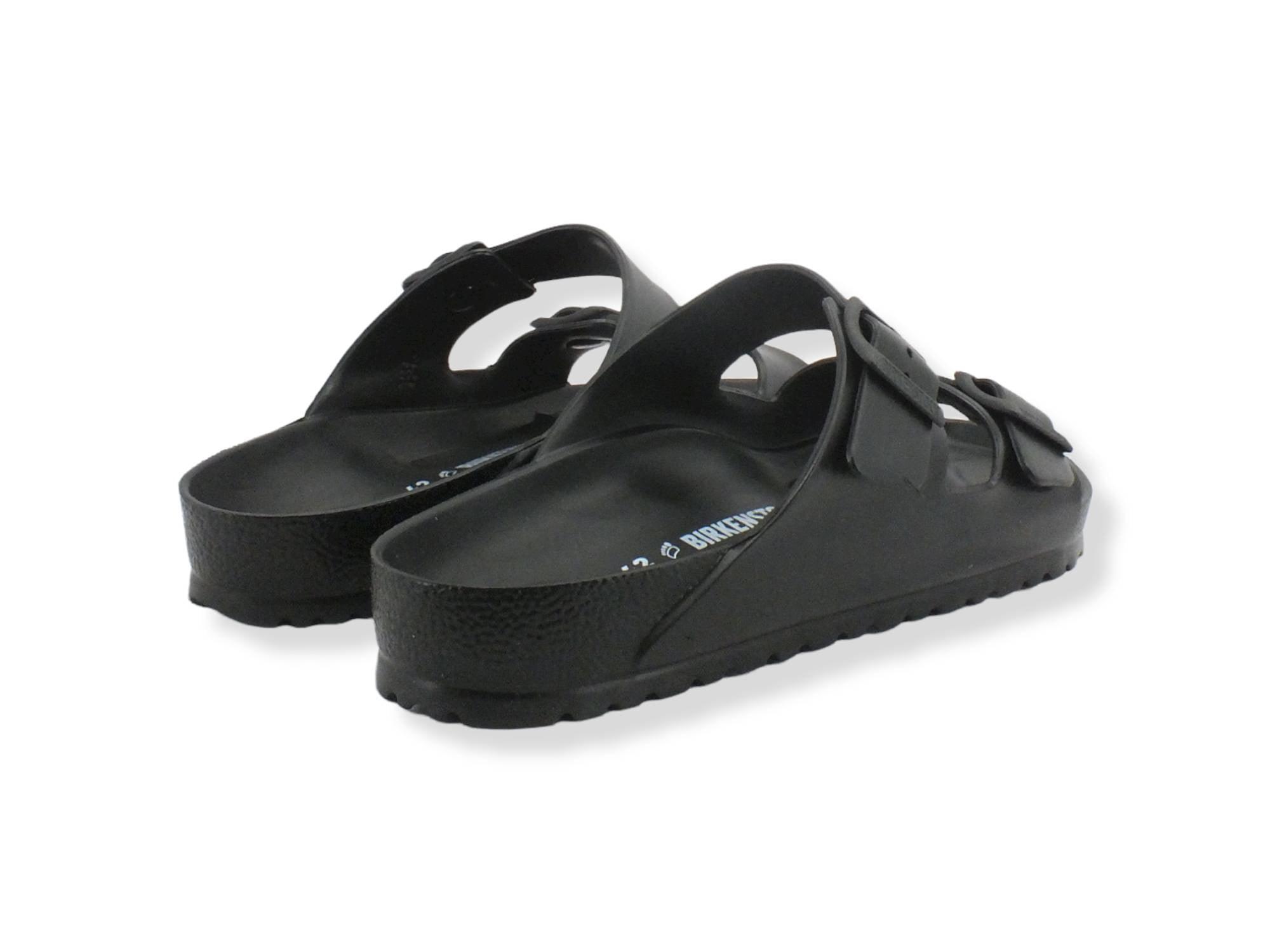 BIRKENSTOCK Arizona Eva Ciabatta Fibbie Uomo Black 0129421 - Sandrini Calzature e Abbigliamento