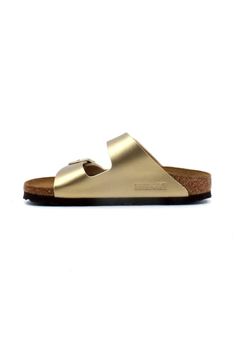 BIRKENSTOCK Arizona Narrow Fit Ciabatta Donna Gold 1016111 - Sandrini Calzature e Abbigliamento