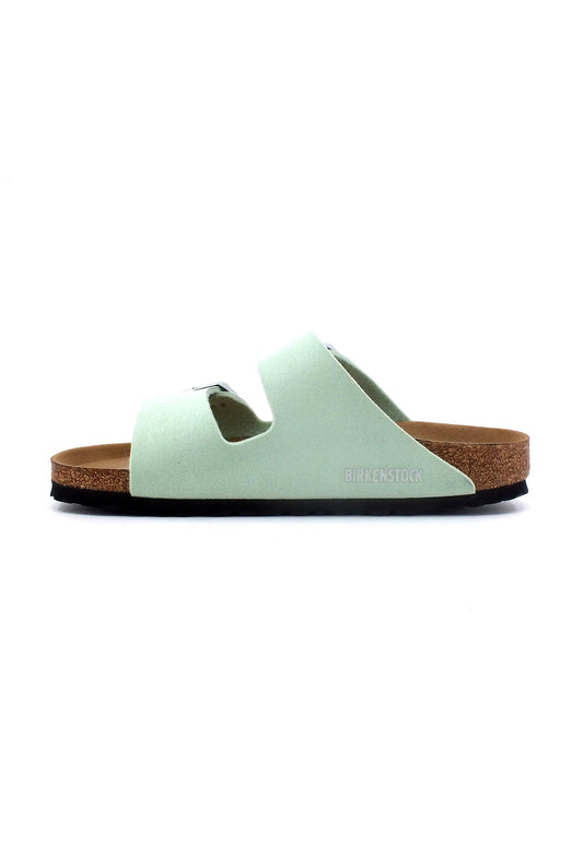 BIRKENSTOCK Arizona Narrow Fit Ciabatta Donna Mathca Vegan Verde 1024092 - Sandrini Calzature e Abbigliamento
