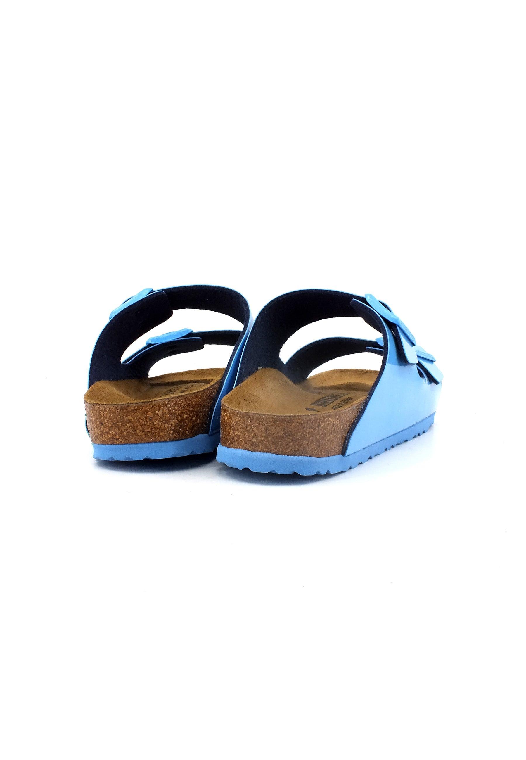 BIRKENSTOCK Arizona Narrow Fit Ciabatta Donna Patent Sky Blue 1024105 - Sandrini Calzature e Abbigliamento