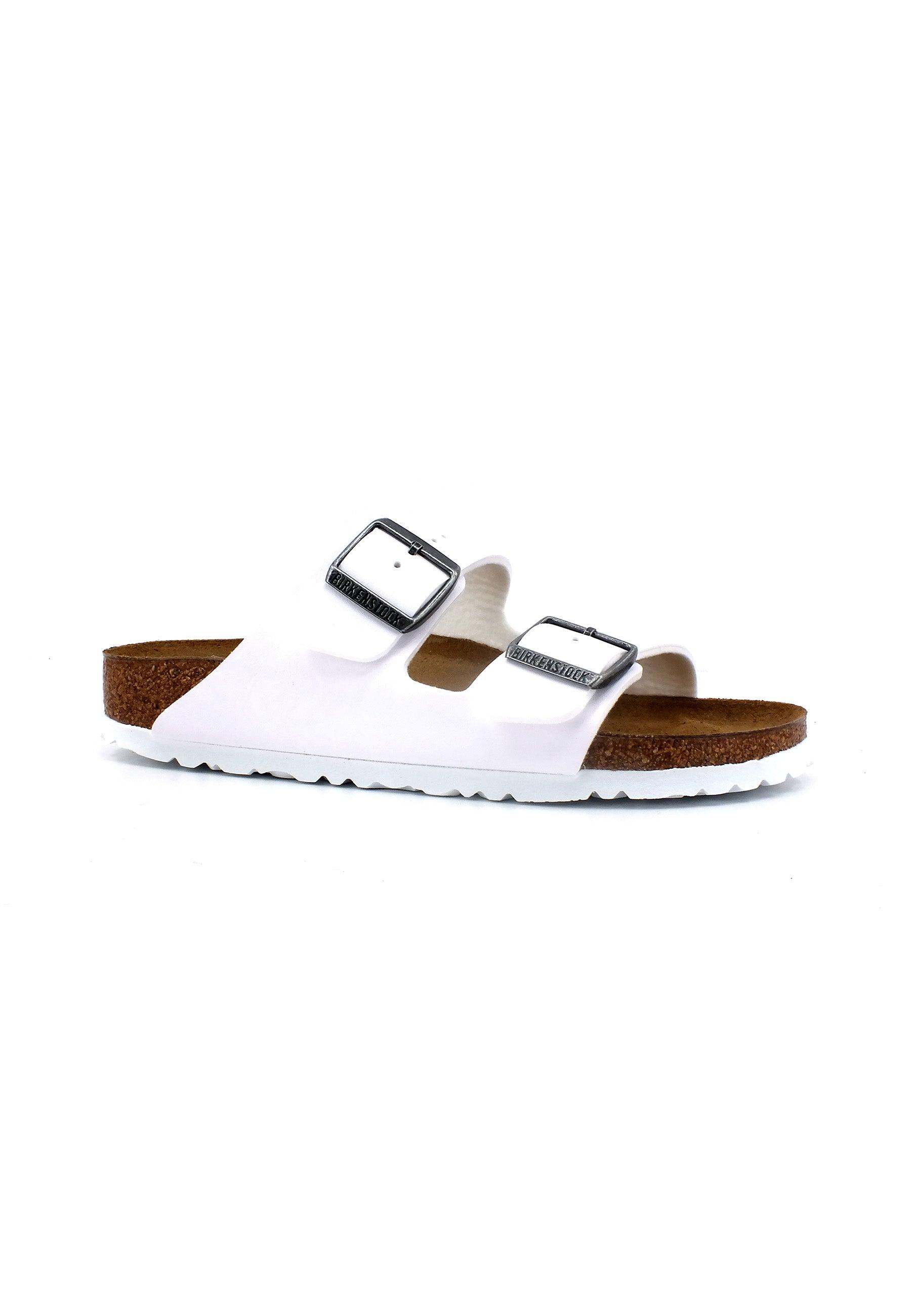 BIRKENSTOCK Arizona Narrow Fit Ciabatta Donna White 0552683 - Sandrini Calzature e Abbigliamento