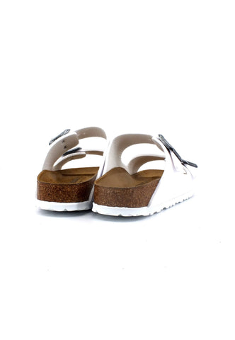 BIRKENSTOCK Arizona Narrow Fit Ciabatta Donna White 0552683 - Sandrini Calzature e Abbigliamento