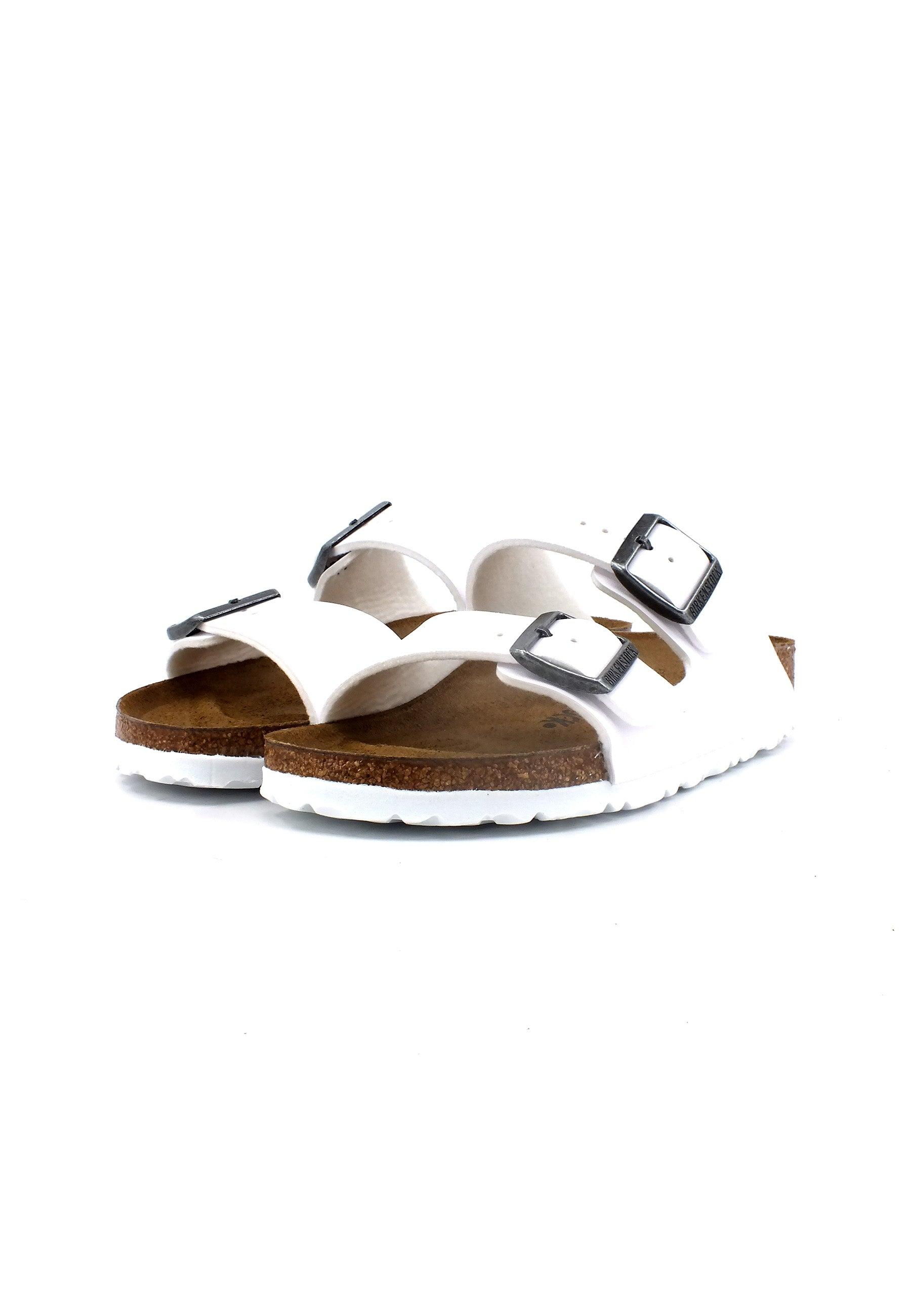 BIRKENSTOCK Arizona Narrow Fit Ciabatta Donna White 0552683 - Sandrini Calzature e Abbigliamento