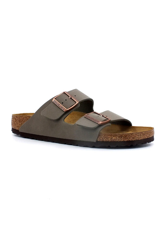 BIRKENSTOCK Arizona Narrow Fit Ciabatta Uomo Stone 0151213U - Sandrini Calzature e Abbigliamento