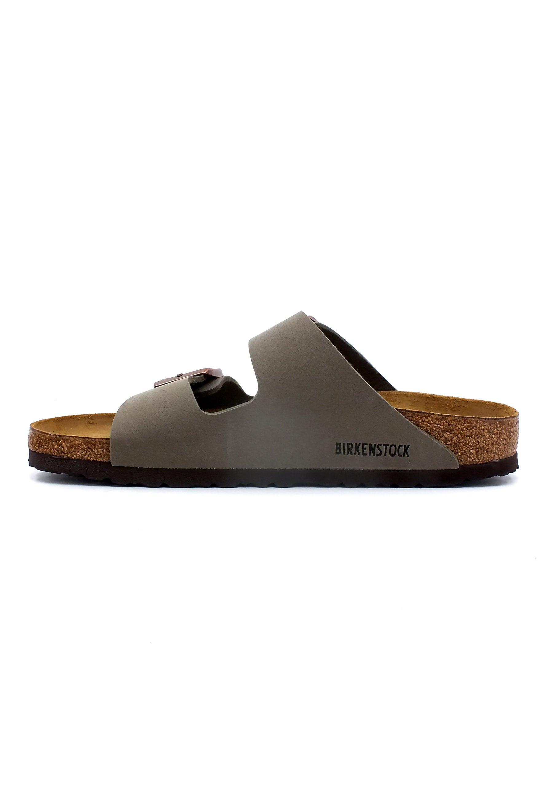 BIRKENSTOCK Arizona Narrow Fit Ciabatta Uomo Stone 0151213U - Sandrini Calzature e Abbigliamento