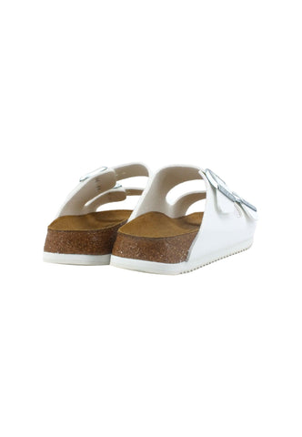 BIRKENSTOCK Arizona Prof Ciabatta Due Fibbie Donna White 1018221 - Sandrini Calzature e Abbigliamento