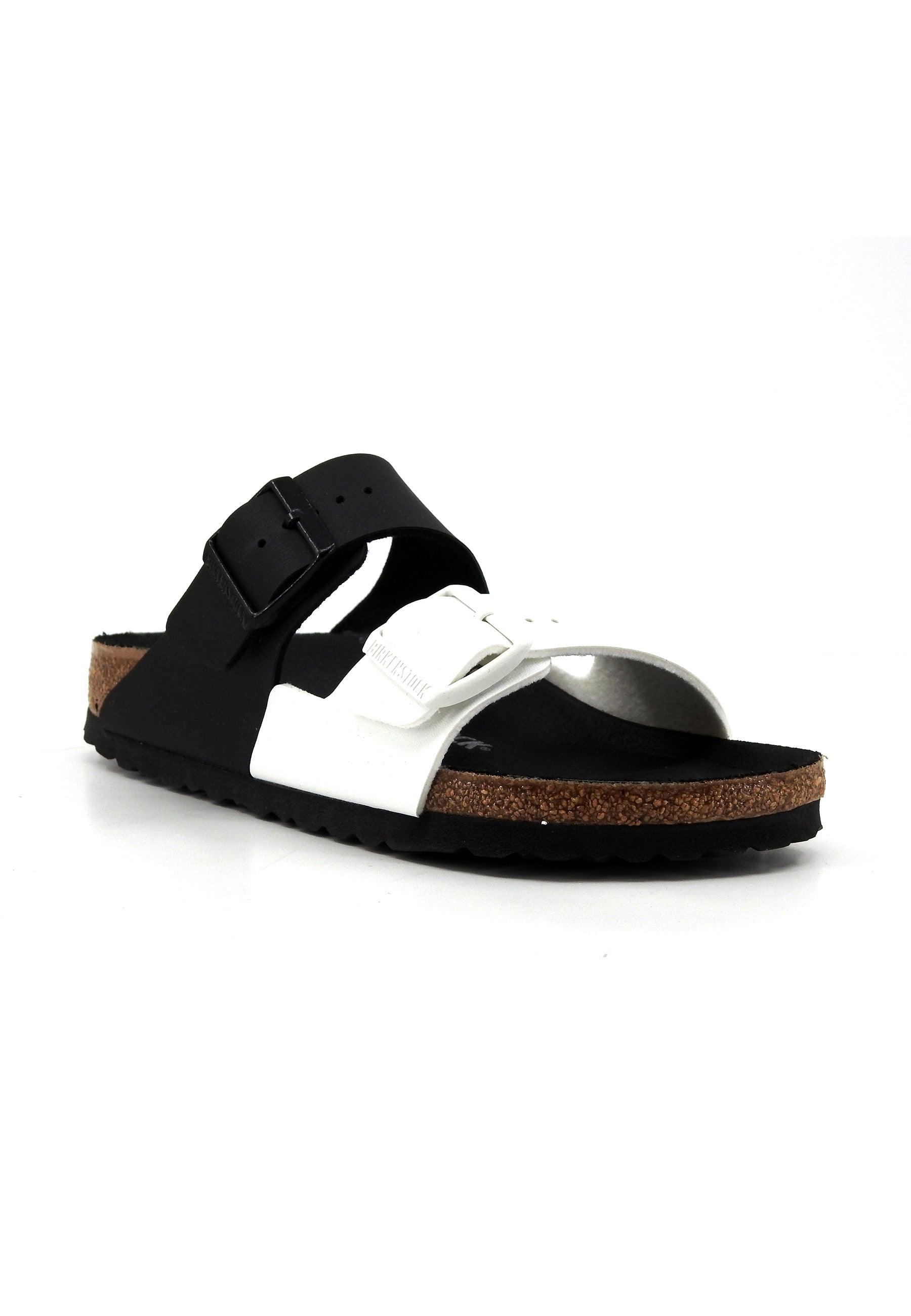 BIRKENSTOCK Arizona Split Ciabatta Donna Black White 1019712 - Sandrini Calzature e Abbigliamento