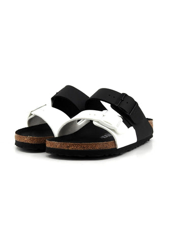 BIRKENSTOCK Arizona Split Ciabatta Donna Black White 1019712 - Sandrini Calzature e Abbigliamento