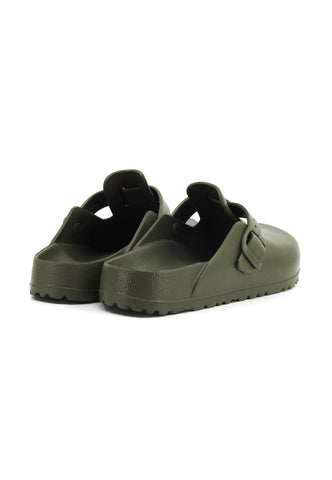 BIRKENSTOCK Boston Eva Ciabatta Donna Khaki Verde 1026238 - Sandrini Calzature e Abbigliamento