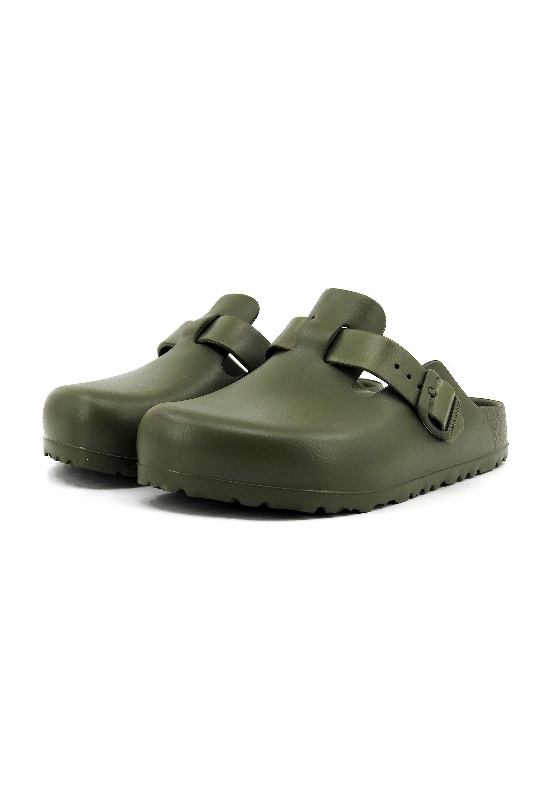 BIRKENSTOCK Boston Eva Ciabatta Donna Khaki Verde 1026238 - Sandrini Calzature e Abbigliamento