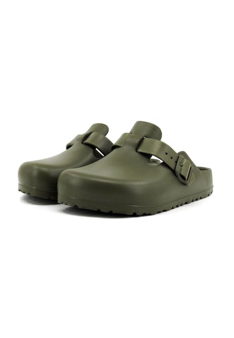 BIRKENSTOCK Boston Eva Ciabatta Donna Khaki Verde 1026238 - Sandrini Calzature e Abbigliamento