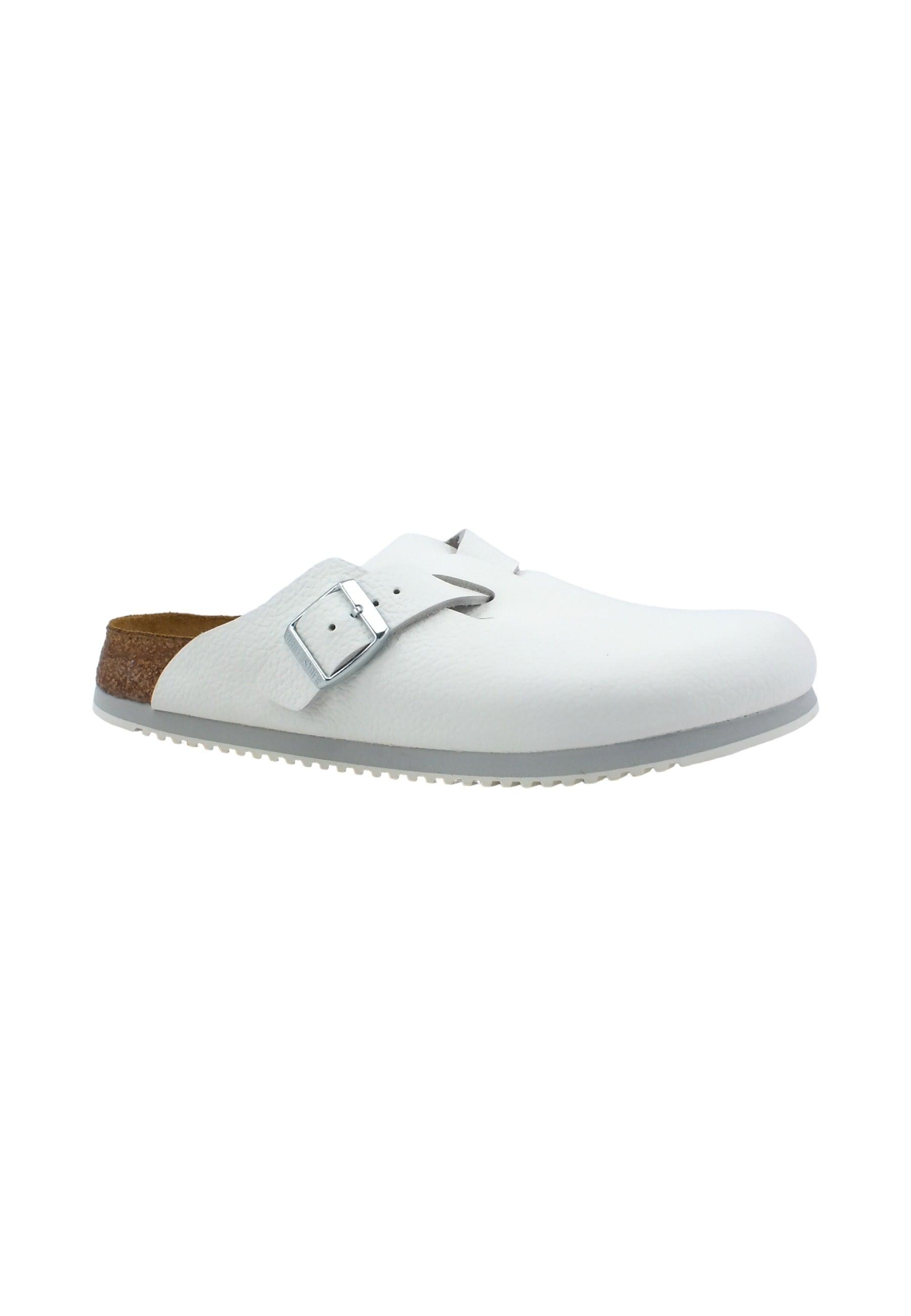 BIRKENSTOCK Boston Sabot Donna White 060136D - Sandrini Calzature e Abbigliamento