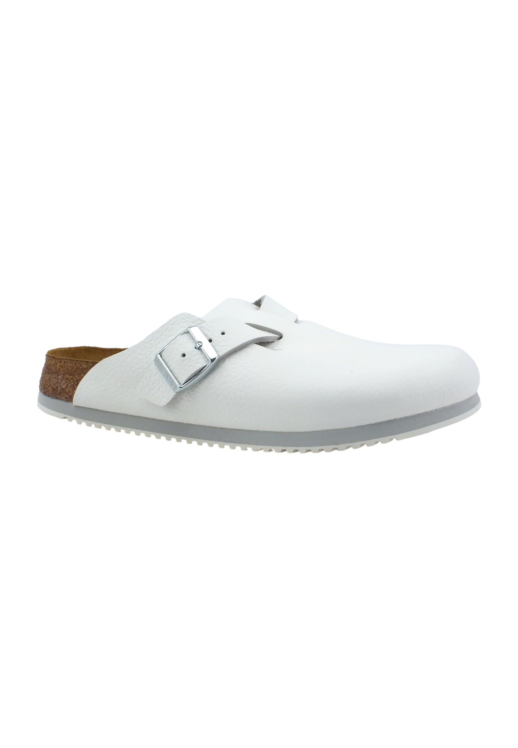 BIRKENSTOCK Boston Sabot Uomo White 060136U - Sandrini Calzature e Abbigliamento