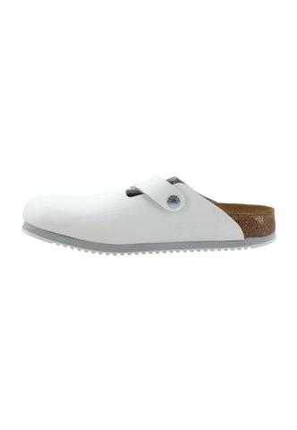 BIRKENSTOCK Boston Sabot Uomo White 060136U - Sandrini Calzature e Abbigliamento