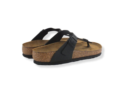 BIRKENSTOCK Gizeh Ciabatta Infradito Fibbia Donna Black 0043691 - Sandrini Calzature e Abbigliamento