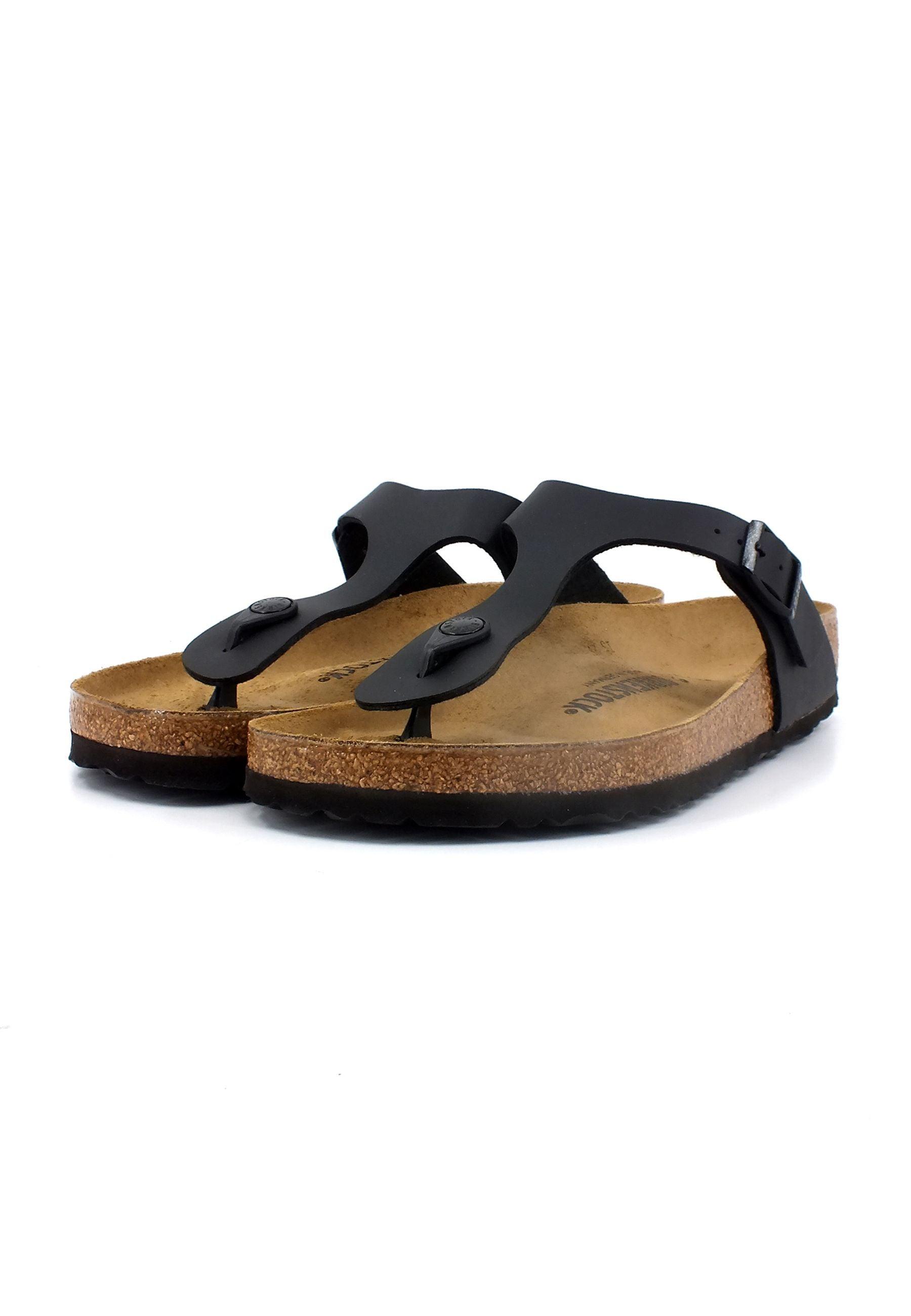BIRKENSTOCK Gizeh Ciabatta Infradito Uomo Black 0043691U - Sandrini Calzature e Abbigliamento
