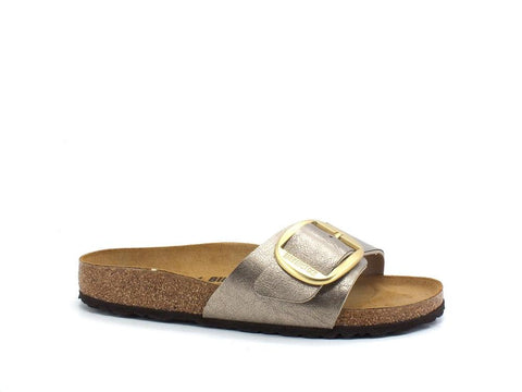 BIRKENSTOCK Madrid Big Buckle Ciabatta Graceful Taupe 1016237 - Sandrini Calzature e Abbigliamento