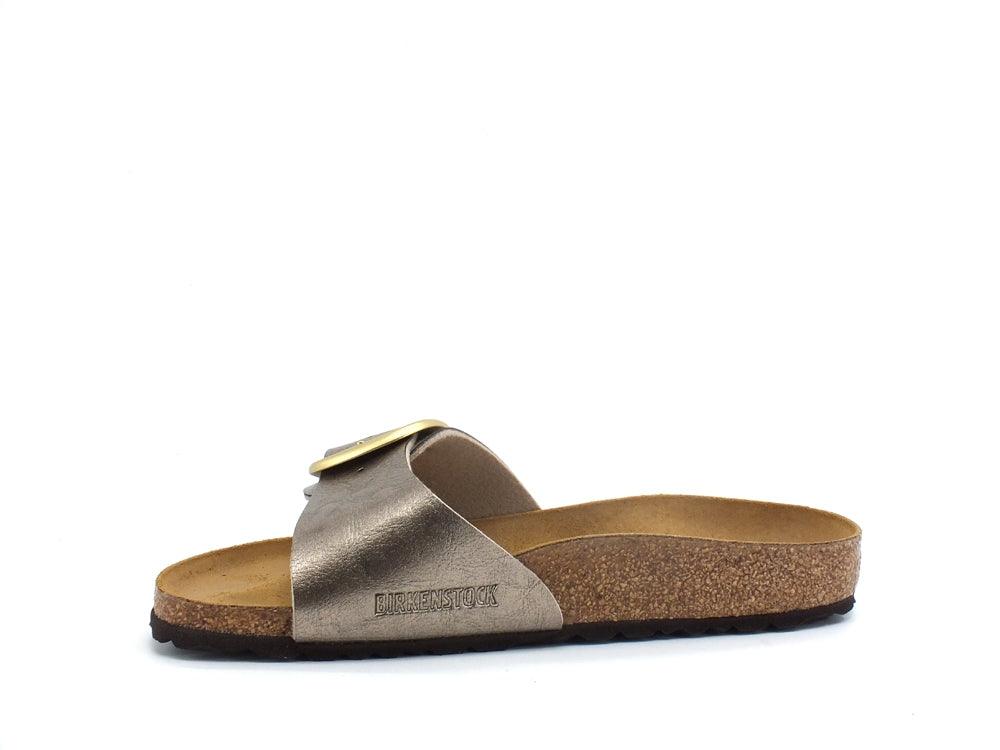 BIRKENSTOCK Madrid Big Buckle Ciabatta Graceful Taupe 1016237 - Sandrini Calzature e Abbigliamento