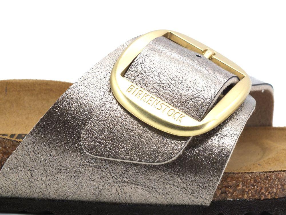 BIRKENSTOCK Madrid Big Buckle Ciabatta Graceful Taupe 1016237 - Sandrini Calzature e Abbigliamento