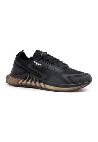 BLAUER Crush 01 Sneaker Uomo Black S3CRUSH01 - Sandrini Calzature e Abbigliamento