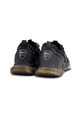 BLAUER Crush 01 Sneaker Uomo Black S3CRUSH01 - Sandrini Calzature e Abbigliamento