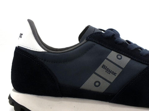 BLAUER Dawson 02 Sneaker Nylon Blu Navy S2DAWSON02 - Sandrini Calzature e Abbigliamento